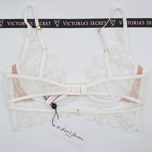 FOREVER BRA For Love and Lemons RARE White VS Wedding Bridal Collection - Picture 5 of 14